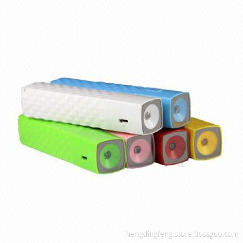 Eyelash creams portable 2600mAh power bank with 6 colors